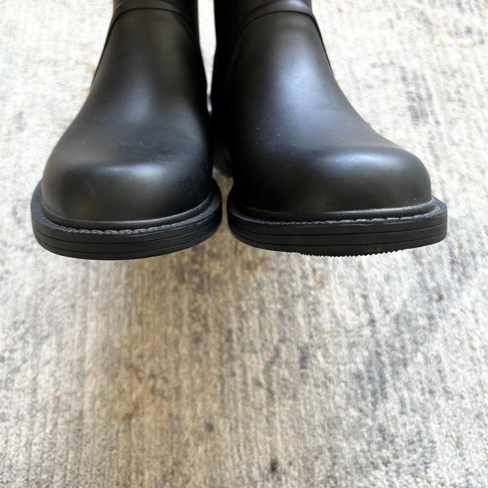 RAG & BONE ANSEL LACE UP RAIN BOOTS SIZE 37/7 TRENDY MODERN CHIC - Picture 4 of 8